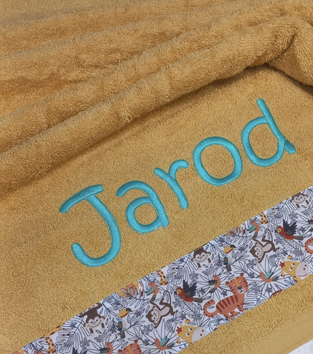 Serviette de Toilette "SAFARI" (Moutarde)