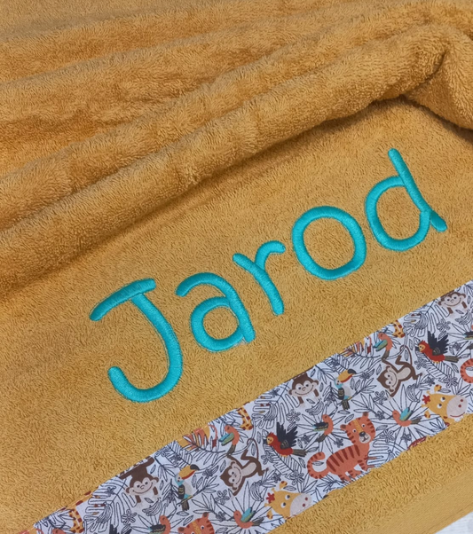 Serviette de Toilette "SAFARI" (Moutarde)