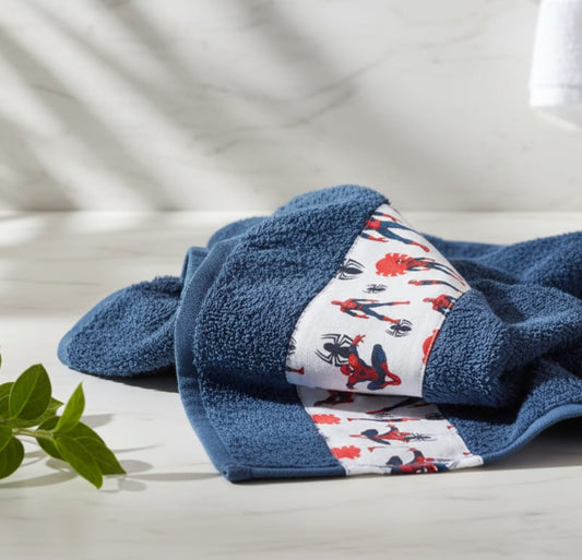 Drap de Douche "SPIDER MAN" Bleu