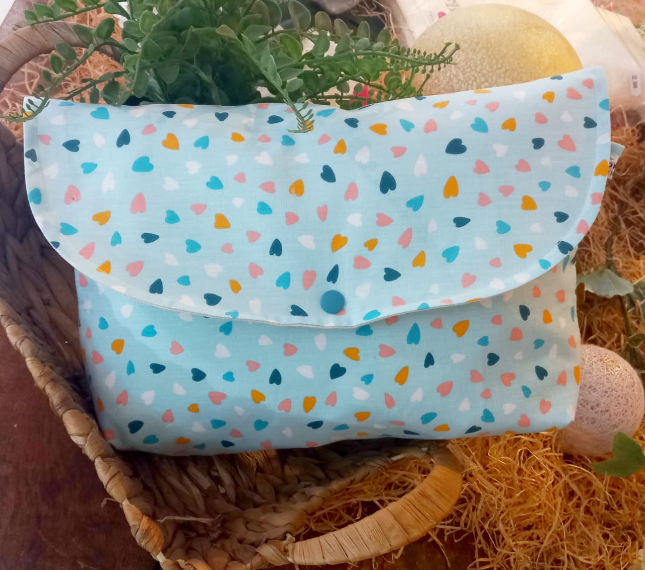 Grande Pochette "bleu"