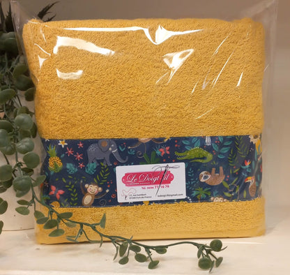 Drap de Douche "BUENOS AIRES" Moutarde