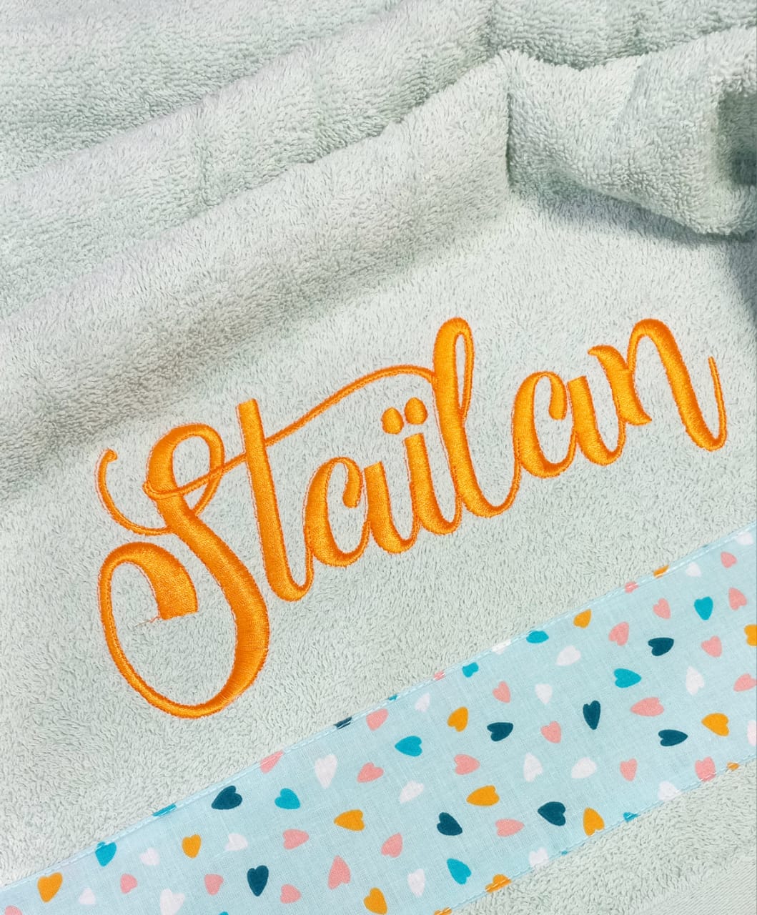 Drap de Douche "Vert d'eau"