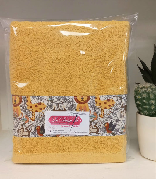 Serviette de Toilette "SAFARI" (Moutarde)